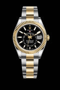 Sky-Dweller Bicolor con Esfera Negra