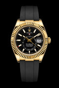 Sky-Dweller Dorado con Esfera Negra