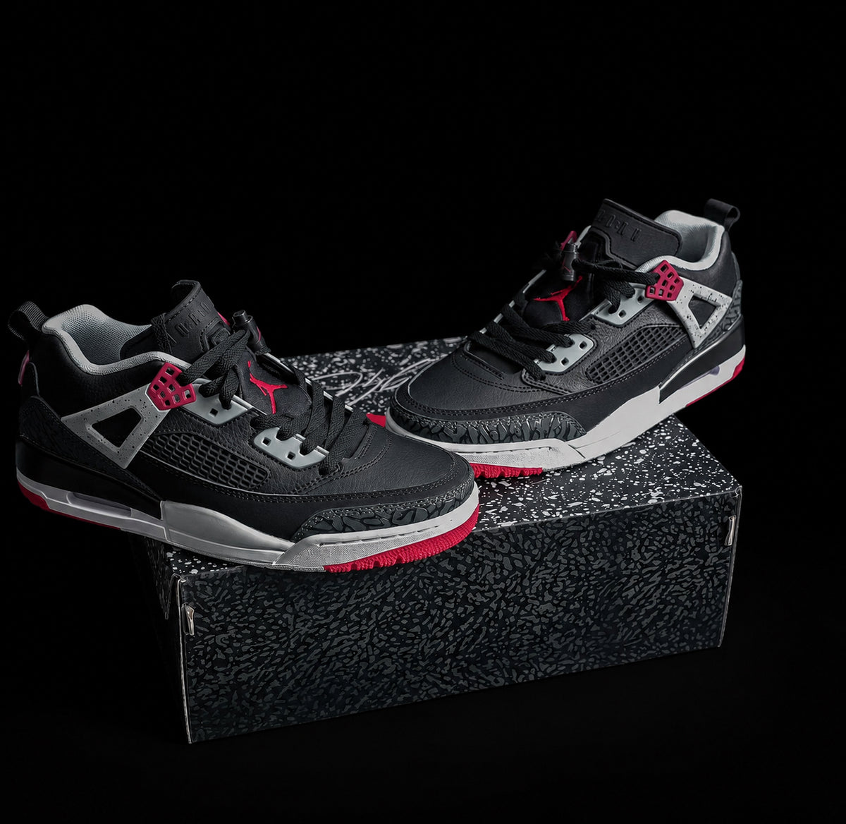 Spizike Low Black, Grey & Pink