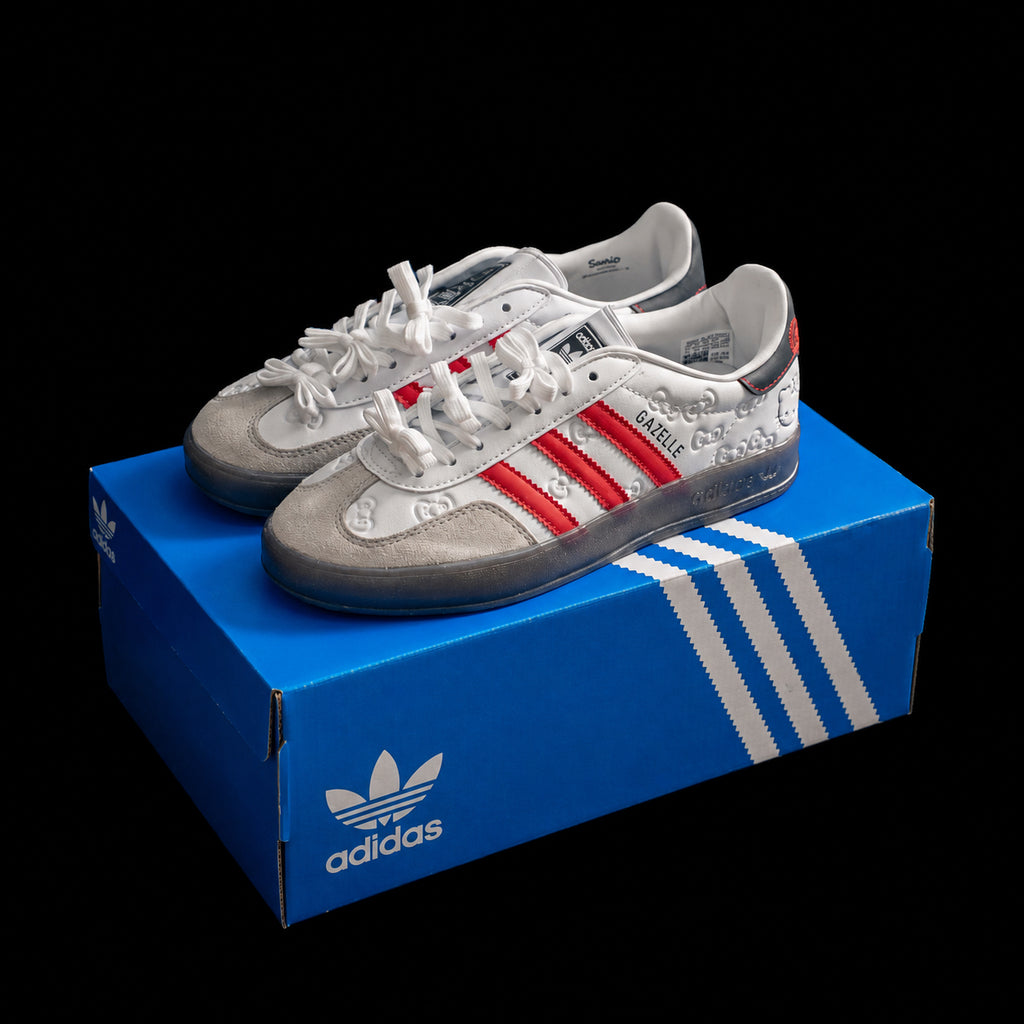 Gazelle Floral Blanca y Roja