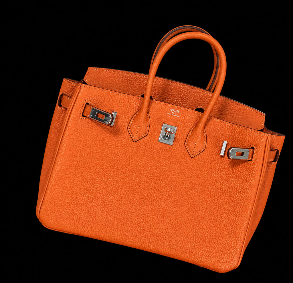 Bolso de Mano Naranja Estructurado