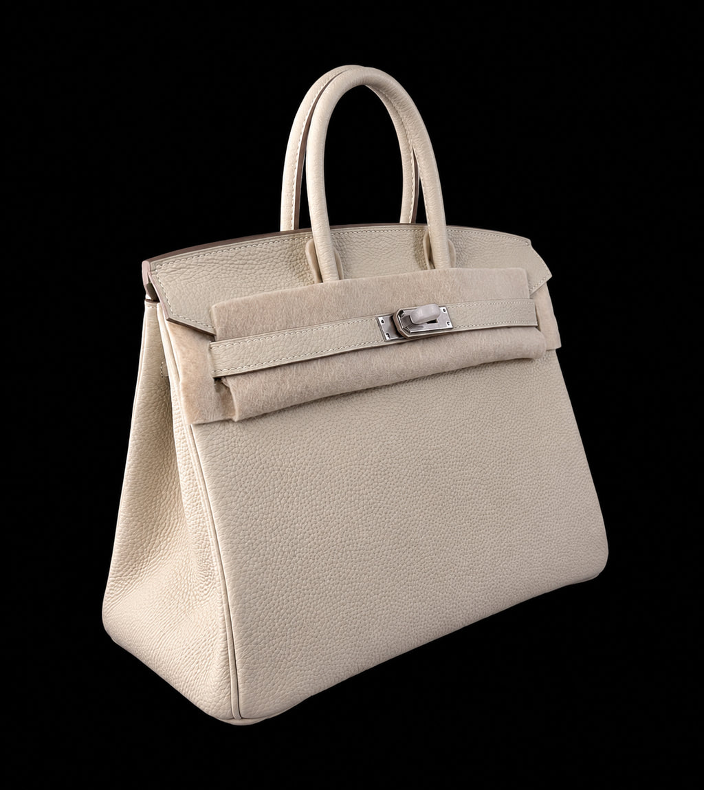 Bolso de Mano Beige Estructurado