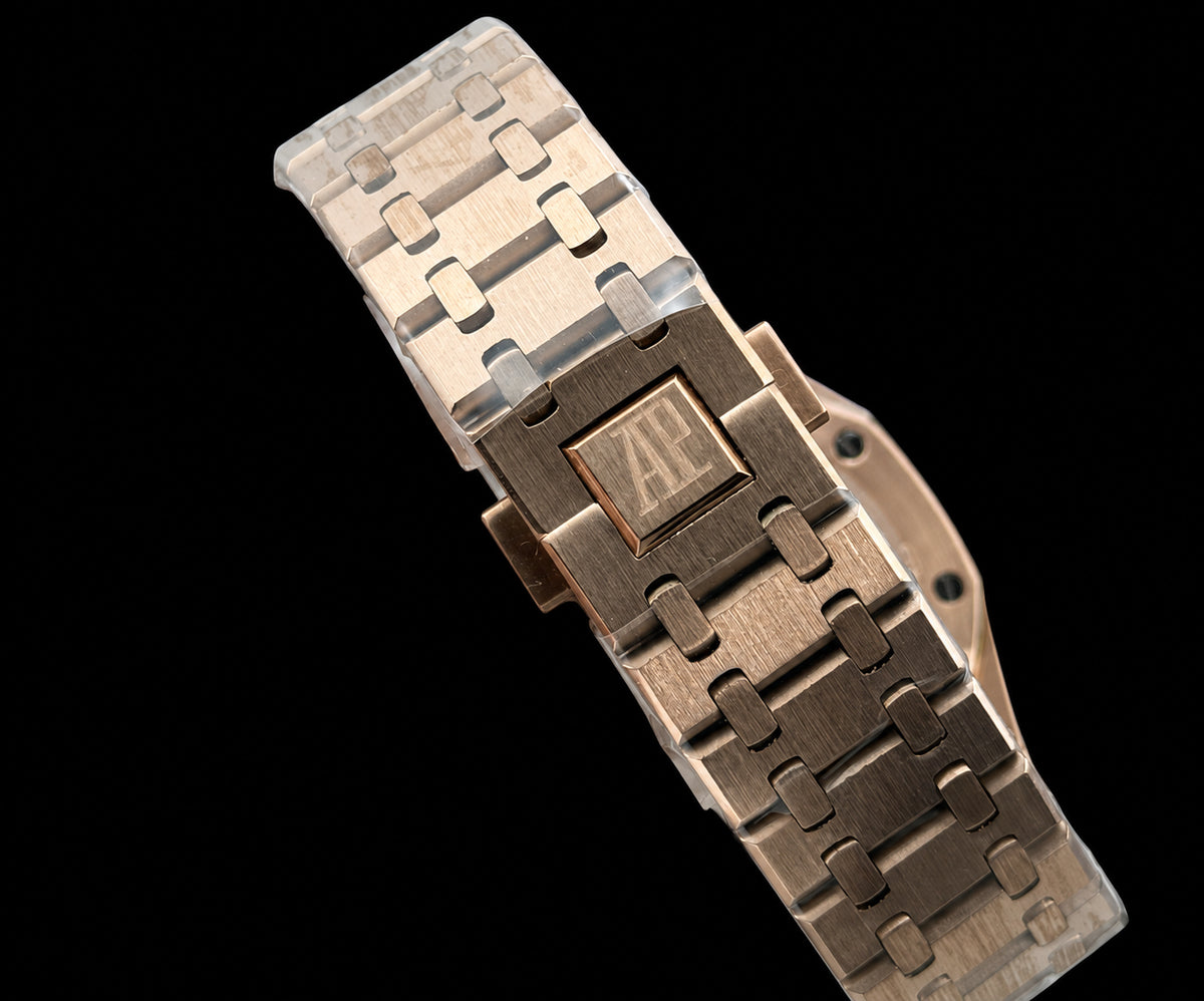 Royal Oak Calendario Perpetuo Oro Rosa y Azul Estelar
