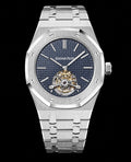 Royal Oak Tourbillon Plateado con Esfera Azul