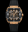 Reloj cronógrafo automático esqueletado de lujo.