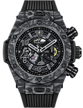 Reloj cronógrafo automático esqueletado de lujo.