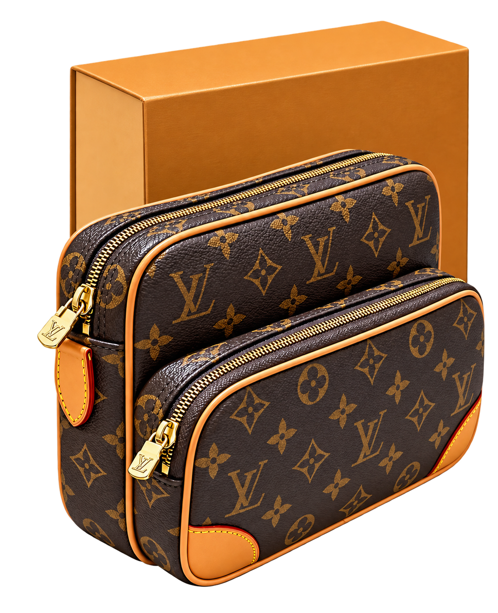 Bolso Bandolera Doble Compartimento Monogram — Clásico Reinventado