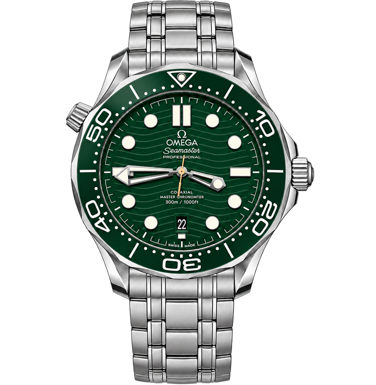 Reloj Diver Verde Acero — Edición Profesional
