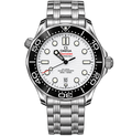 Reloj Diver Blanco Acero — Edición Profesional