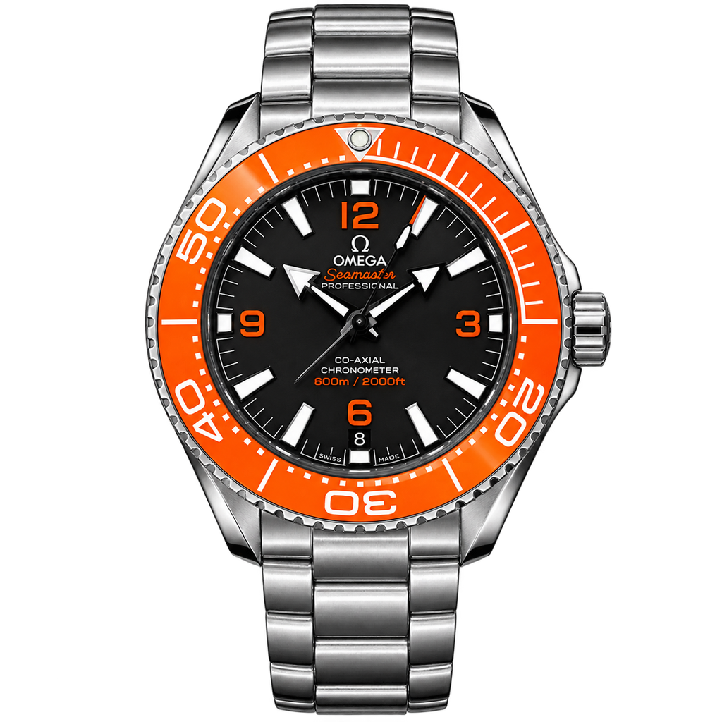 Reloj Diver Naranja & Negro — Edición Profesional