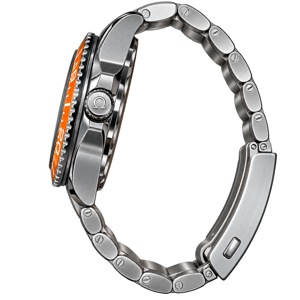 Reloj Diver Naranja & Negro — Edición Profesional