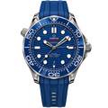 Reloj Diver Azul Total — Correa de Caucho Deportiva