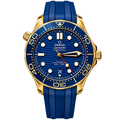 Reloj Diver Azul &  Oro — Edición Profesional