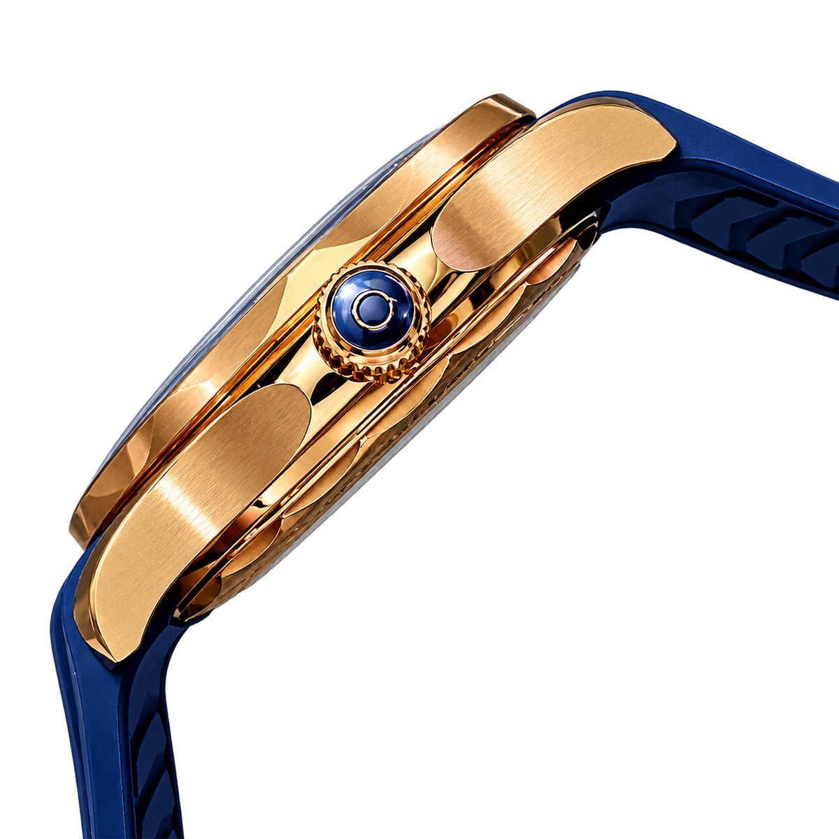 Reloj Diver Azul &  Oro — Edición Profesional