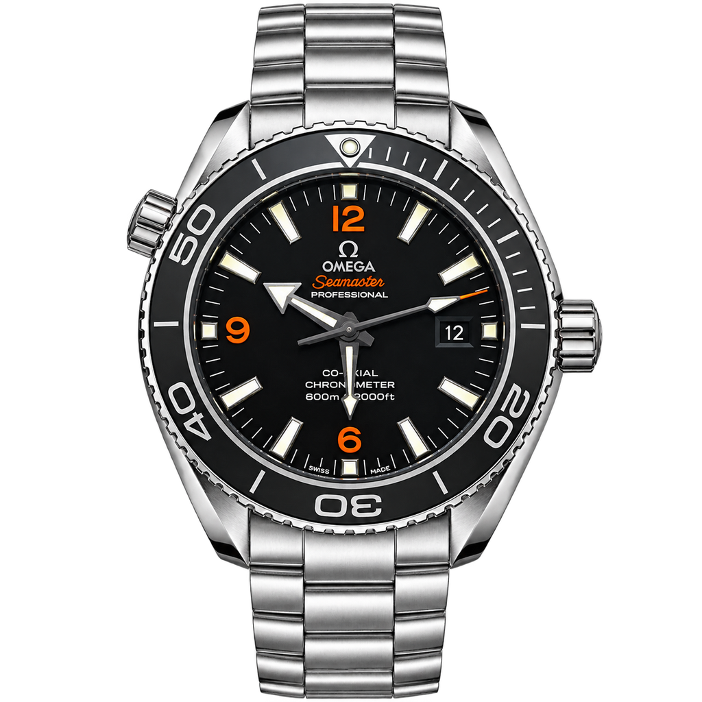 Reloj Diver Negro &  Naranja — Edición Profesional