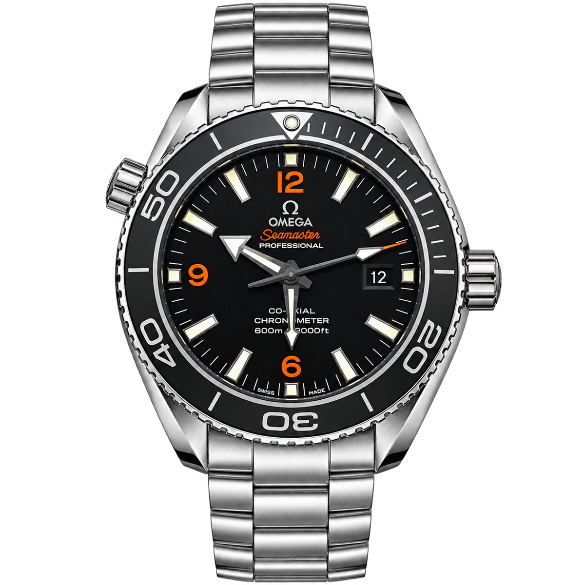 Reloj Diver Negro &  Naranja — Edición Profesional