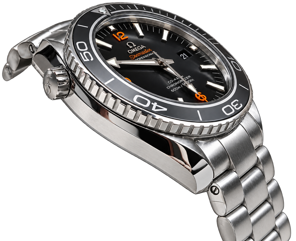 Reloj Diver Negro &  Naranja — Edición Profesional