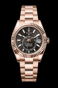 Sky-Dweller Oro Rosa con Esfera Blanca