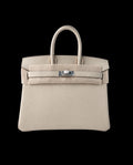Bolso de Mano Beige Estructurado