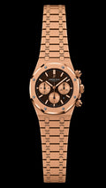 Royal Chronograph – Rose Gold & Chocolate