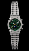 Royal Perpetual Calendar – Steel & Emerald Green